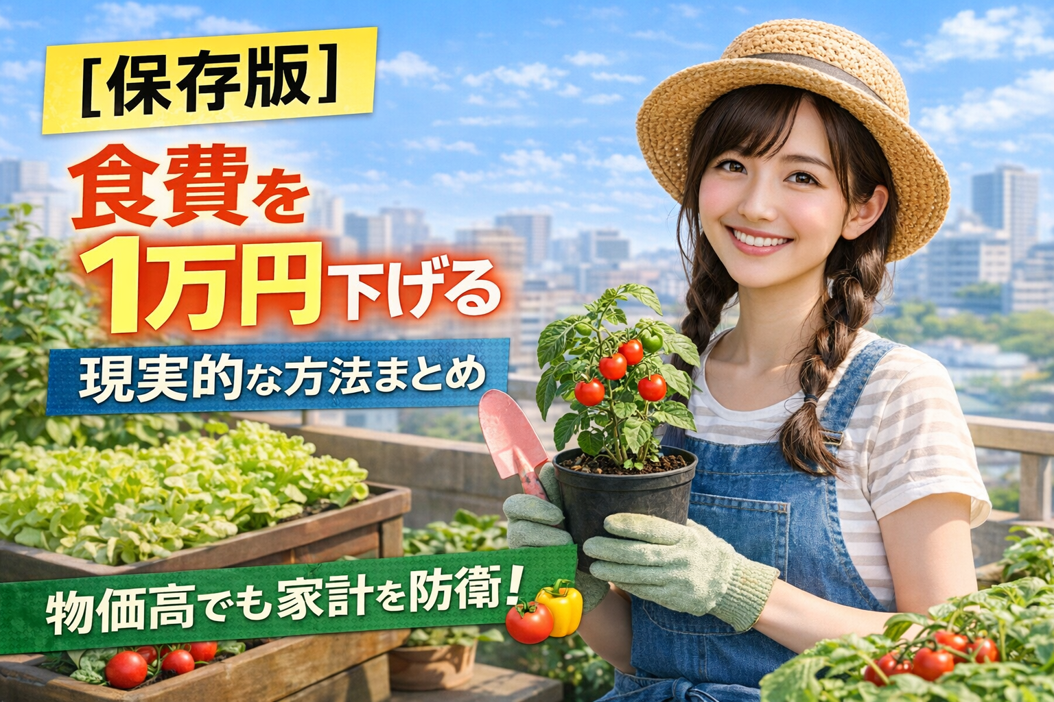 【保存版】食費を月1万円下げる現実的な方法まとめ｜物価高でも我慢しない家計防衛術