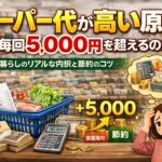 スーパー代が高い原因｜なぜ毎回5,000円を超えるのか？食費が増える人の共通点