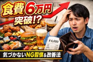 食費が6万円を超える人の特徴|気づかないNG習慣と今すぐ改善する方法